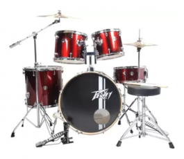 Peavey Five Hundred Series 5-Piece Drum Kit (Red)