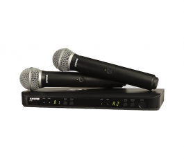 Shure BLX288/PG58 Dual-Channel Wireless Microphone